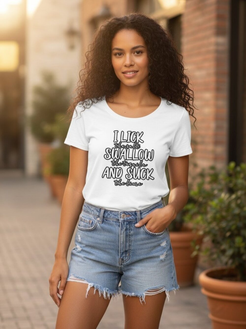 NWT 32 Degrees Women’s V-Neck Funny Women's Shirt Sz S
